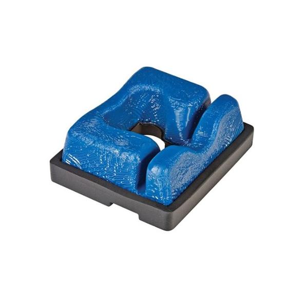 Positioner Rest Hd Freedom Prone Square Viscoelastic Black/Blue 9x10-5/8x5.25 Ea